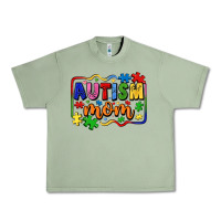 Oil Green autism mom Urban Heavy Tee - LillyAllenDesigns
