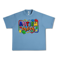 Pebble Blue autism mom Urban Heavy Tee - LillyAllenDesigns