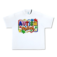White autism mom Urban Heavy Tee - LillyAllenDesigns