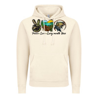 Vintage Artic peace love largemouth bass Vintage Hoodie - LillyAllenDesigns