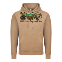Vintage Coffee peace love largemouth bass Vintage Hoodie - LillyAllenDesigns