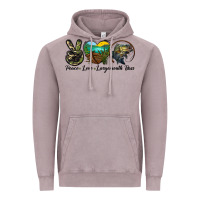 Vintage Zinc peace love largemouth bass Vintage Hoodie - LillyAllenDesigns