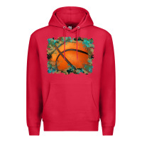 Cardinal sports basketball background Premium Hoodie - Artiststas