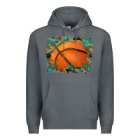 Rock sports basketball background Premium Hoodie - Artiststas