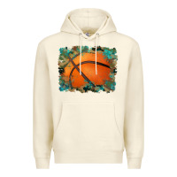 Sandshell sports basketball background Premium Hoodie - Artiststas