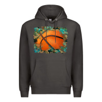 Smoke sports basketball background Premium Hoodie - Artiststas