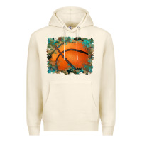 Tofu sports basketball background Premium Hoodie - Artiststas