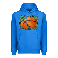 True Royal sports basketball background Premium Hoodie - Artiststas