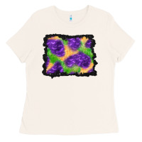 Bone halloween spooky bat background Ladies Tee - BundleAndBundleShop
