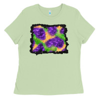 Matcha halloween spooky bat background Ladies Tee - BundleAndBundleShop