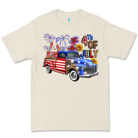 Bone Western Truck Fourth Of July America Premium Tee - FaDigitalArtStudio