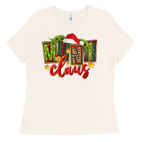 Bone christmas mini claus Ladies Tee - FaDigitalArtStudio