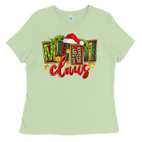 Matcha christmas mini claus Ladies Tee - FaDigitalArtStudio