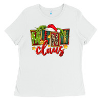 White christmas mini claus Ladies Tee - FaDigitalArtStudio