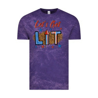 Cloud Purple let's get lit 1 Vintage Tee - BundleAndBundleShop