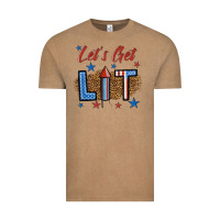 Vintage Coffee let's get lit 1 Vintage Tee - BundleAndBundleShop