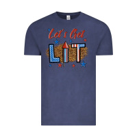 Vintage Denim let's get lit 1 Vintage Tee - BundleAndBundleShop