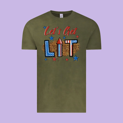 Let's Get Lit 1 Vintage Tee Designed By Bundleandbundleshop
