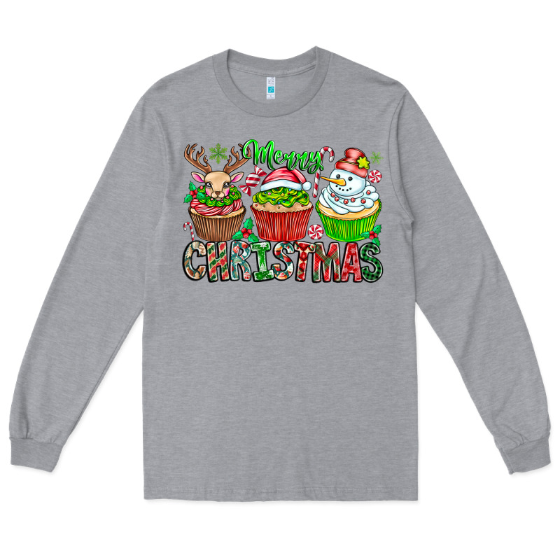 Merry Christmas Long Sleeve Tee by CowhideDigitalArt | Teevron
