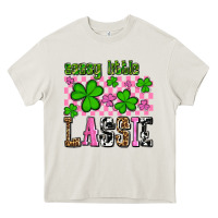 Cream St. Patrick's Day Sassy little lassie Heavy Core Tee - OliviaCreatesArt