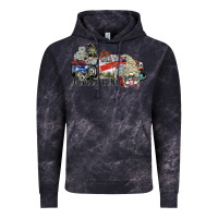 Cloud Black mom of both Vintage Hoodie - SublimationCraftShop