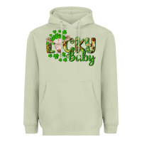 Matcha Lucky baby charolais calf Heavyweight Hoodie - RanaPortraitStore