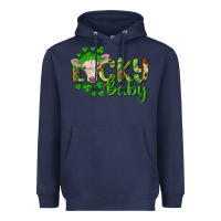 Navy Lucky baby charolais calf Heavyweight Hoodie - RanaPortraitStore