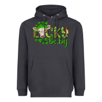 Smoke Lucky baby charolais calf Heavyweight Hoodie - RanaPortraitStore