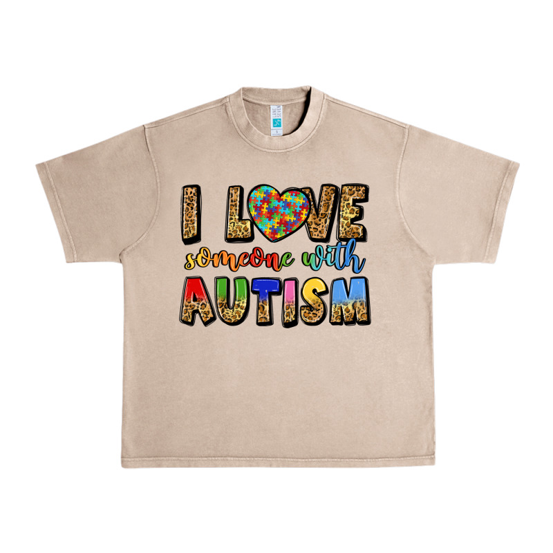 I Love Someone With Autism Urban Heavy Tee by LillyAllenDesigns | Teevron