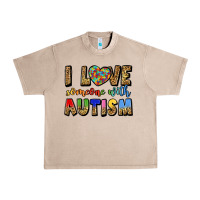 French Oak i love someone with autism Urban Heavy Tee - LillyAllenDesigns