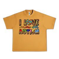 Peanut Butter i love someone with autism Urban Heavy Tee - LillyAllenDesigns