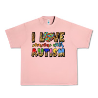 Salmon i love someone with autism Urban Heavy Tee - LillyAllenDesigns