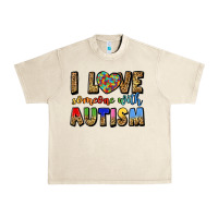 Sandshell i love someone with autism Urban Heavy Tee - LillyAllenDesigns