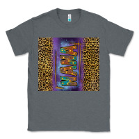 Charcoal Heather leopard nana tumbler Classic Tee - FaDigitalArtStudio