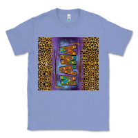 Colony Blue leopard nana tumbler Classic Tee - FaDigitalArtStudio