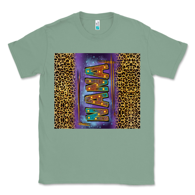 Leopard Nana Tumbler Classic Tee by FaDigitalArtStudio | Teevron