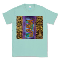 Seafoam leopard nana tumbler Classic Tee - FaDigitalArtStudio