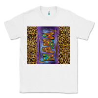 White leopard nana tumbler Classic Tee - FaDigitalArtStudio