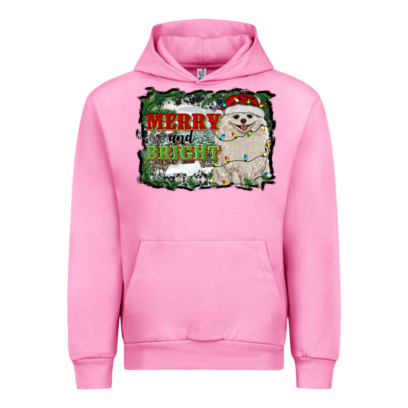 Merry And Bright Pomeranian Urban Hoodie by RanaPortraitStore | Teevron