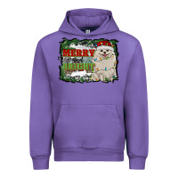 Tulip merry and bright pomeranian Urban Hoodie - RanaPortraitStore