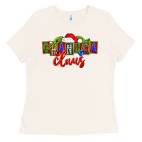 Bone Christmas Grandma Claus Ladies Tee - FaDigitalArtStudio