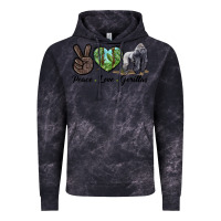 Cloud Black Peace Love Gorillas Vintage Hoodie - LillyAllenDesigns