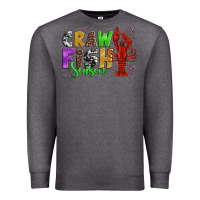 Charcoal Heather crawfish season mardi gras carnival Premium Sweatshirt - Jasminsmagicworld
