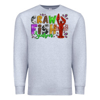 Heather Grey crawfish season mardi gras carnival Premium Sweatshirt - Jasminsmagicworld
