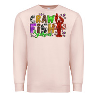 Pale Pink crawfish season mardi gras carnival Premium Sweatshirt - Jasminsmagicworld