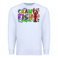 White crawfish season mardi gras carnival Premium Sweatshirt - Jasminsmagicworld