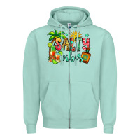 Seafoam salty vibes tequila summer Zipper Hoodie - Jasminsmagicworld