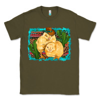 Army Green western cowboy chicks cactus coop animals  leopard serape turquoise Classic Tee - Artiststas