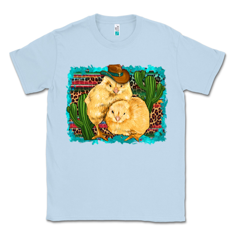 Western Cowboy Chicks Cactus Coop Animals  Leopard Serape Turquoise Classic Tee by Artiststas | Teevron