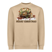 Mushroom Merry christmas skull Heavyweight Sweatshirt - RanaPortraitStore